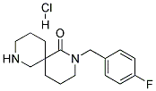 2-(4-FLUOROBENZYL)-2,8-DIAZASPIRO[5.5]UNDECAN-1-ONE HYDROCHLORIDE Struktur