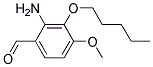 2-AMINO-4-METHOXY-3-PENTYLOXY-BENZALDEHYDE Struktur