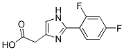 [2-(2,4-DIFLUOROPHENYL)-IMIDAZOL-4-YL]-ACETIC ACID Struktur