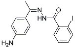 2-IODO-BENZOIC ACID [1-(4-AMINO-PHENYL)-ETHYLIDENE]-HYDRAZIDE Struktur