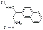 2-AMINO-1-QUINOLIN-6-YL-ETHANOL DIHYDROCHLORIDE Struktur