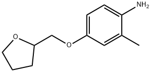 2-METHYL-4-(TETRAHYDRO-2-FURANYLMETHOXY)ANILINE Struktur