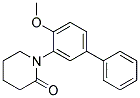 1-(4-METHOXY-BIPHENYL-3-YL)-PIPERIDIN-2-ONE Struktur