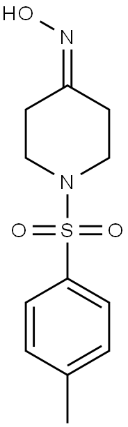 1-[(4-METHYLPHENYL)SULFONYL]PIPERIDIN-4-ONE OXIME Struktur