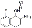 2-AMINO-8-FLUORO-1,2,3,4-TETRAHYDRO-NAPHTHALEN-1-OL HYDROCHLORIDE Struktur