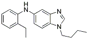 (1-BUTYL-1H-BENZOIMIDAZOL-5-YL)-(2-ETHYL-PHENYL)-AMINE Struktur