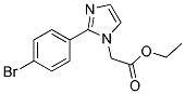 [2-(4-BROMO-PHENYL)-IMIDAZOL-1-YL]-ACETIC ACID ETHYL ESTER Struktur