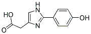 [2-(4-HYDROXYPHENYL)-IMIDAZOL-4-YL]-ACETIC ACID Struktur