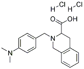 2-(4-DIMETHYLAMINO-BENZYL)-1,2,3,4-TETRAHYDRO-ISOQUINOLINE-3-CARBOXYLIC ACID DIHYDROCHLORIDE Struktur