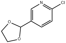 2-CHLORO-5-[1,3]DIOXOLAN-2-YL-PYRIDINE Struktur