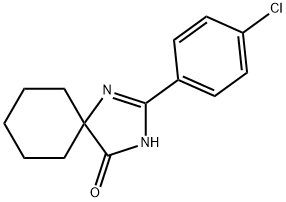 2-(4-CHLORO-PHENYL)-1,3-DIAZA-SPIRO[4.5]DEC-1-EN-4-ONE Struktur