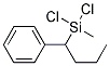 1-PHENYL-1-(METHYLDICHLOROSILYL)BUTANE Struktur