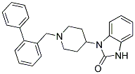 1-[1-(BIPHENYL-2-YLMETHYL)PIPERIDIN-4-YL]-1,3-DIHYDRO-2H-BENZIMIDAZOL-2-ONE Struktur