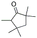 2,2,4,4,5-PENTAMETHYLCYCLOPENTANONE Struktur