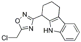 1-[5-(CHLOROMETHYL)-1,2,4-OXADIAZOL-3-YL]-2,3,4,9-TETRAHYDRO-1H-CARBAZOLE Struktur