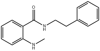 2-METHYLAMINO-N-PHENETHYL-BENZAMIDE Struktur