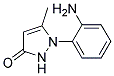 1-(2-AMINOPHENYL)-5-METHYLPYRAZOL-3-ONE Struktur