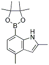 2,4-DIMETHYL-7-(4,4,5,5-TETRAMETHYL-1,3,2-DIOXABOROLAN-2-YL)-1H-INDOLE Struktur