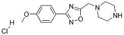 1-[[3-(4-METHOXYPHENYL)-1,2,4-OXADIAZOL-5-YL]METHYL]PIPERAZINE HYDROCHLORIDE Struktur