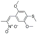 1-(2,5-DIMETHOXY-4-METHYLTHIOPHENYL)-2-NITRO-1-PROPENE Struktur