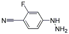 2-FLUORO-4-HYDRAZINO-BENZONITRILE Struktur