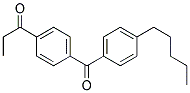 1-Pentyl-4-(4-Propyl-Benzoyl)Oxo-Benzene Struktur