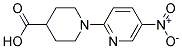 1-(5-Nitropyridin-2-yl)piperidine-4-carboxylic acid Struktur