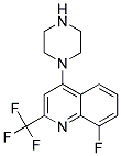 1-[8-Fluoro-2-(trifluoromethyl)quinolin-4-yl]piperazine Struktur