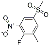 2-Fluoro-5-(methylsulphonyl)-3-nitrotoluene Struktur