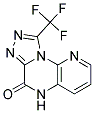 1-TRIFLUOROMETHYL-5H-2,3,5,9,9B-PENTAAZA-CYCLOPENTA[A]NAPHTHALEN-4-ONE Struktur