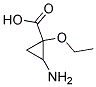 2-AMINO-1-ETHOXY-CYCLOPROPANECARBOXYLIC ACID Struktur