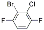 2-CHLORO-3,6-DIFLUOROPHENYLBROMIDE Struktur