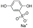 2,5-DIHYDROXYBENZENESULFONIC ACID SODIUM SALT Struktur