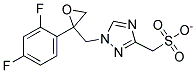 1-(2(2,4-difluorophenyl)-2,3-epoxypropyl)-1h-1,2,4-triazole-methanesulphonate Struktur