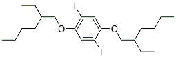 1,4-Bis(2-Ethylhexyloxy)-2,5-Diiodobenzene Struktur