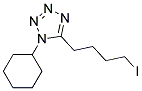 1-Cyclohexyl-5-(4-Iodobutyl)Tetrazol Struktur