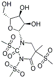 2,3,5-Tri(Methanesulfonyl)-5-Methyl Uridine Struktur