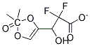 2,2-Difluoro-3-Hydroxy-3(2,2-Dimethyl Dioxolon-4-Yl) Propionate Struktur