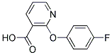 2-(4-Fluorophenoxy)nicotinic acid, 97+% Struktur