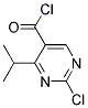 2-chloro-4-(1-methylethyl)pyrimidine-5-carbonyl chloride Struktur