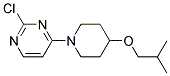 2-chloro-4-[4-(2-methylpropoxy)piperidin-1-yl]pyrimidine Struktur