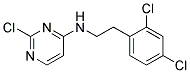 2-chloro-N-[2-(2,4-dichlorophenyl)ethyl]pyrimidin-4-amine Struktur