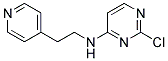 2-chloro-N-(2-pyridin-4-ylethyl)pyrimidin-4-amine Struktur