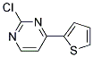 2-Chloro-4-thiophen-2-yl-pyrimidine Struktur