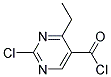 2-chloro-4-ethylpyrimidine-5-carbonyl chloride Struktur