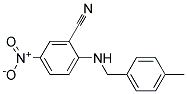 2-(4-Methyl-benzylamino)-5-nitro-benzonitrile Struktur