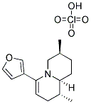 (1A,7B,9AA)-4-(3-FURYL)-1,7-DIMETHYL-1,6,7,8,9,9A-HEXAHYDRO-2H-QUINOLIZINEPERCHLORATE Struktur