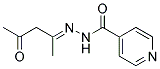 2'-(1-METHYL-3-OXOBUTYLIDENE)ISONICOTINOHYDRAZIDE Struktur