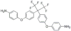 2,2-BIS(P-(P-AMINOPHENOXY)PHENYL)-1,1,1,3,3,3-HEXAFLUOROPROPANE Struktur