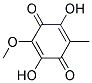 2,5-DIHYDROXY-3-METHOXY-6-METHYL-P-BENZOQUINONE Struktur